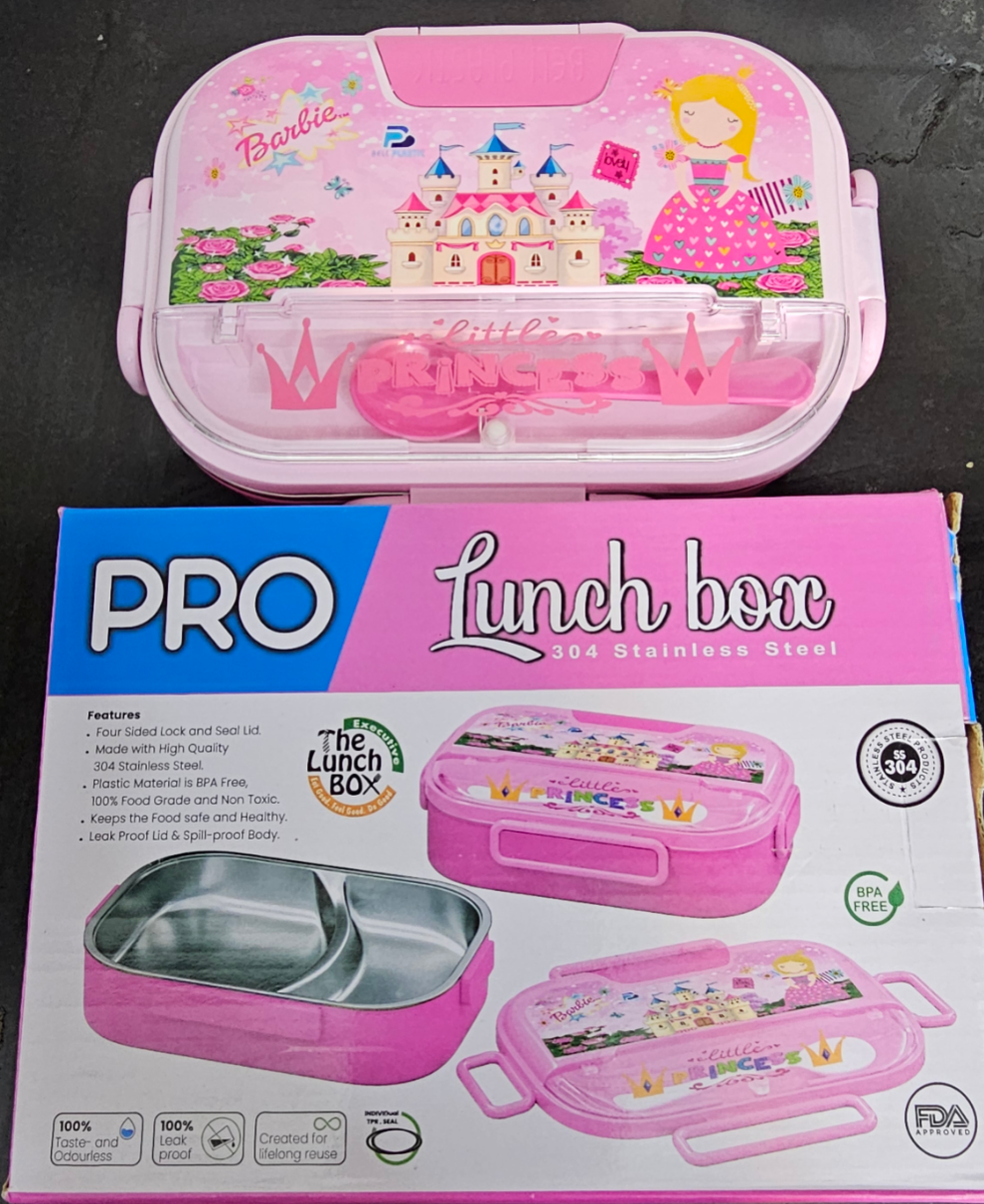 Pink Princes Lunch Box