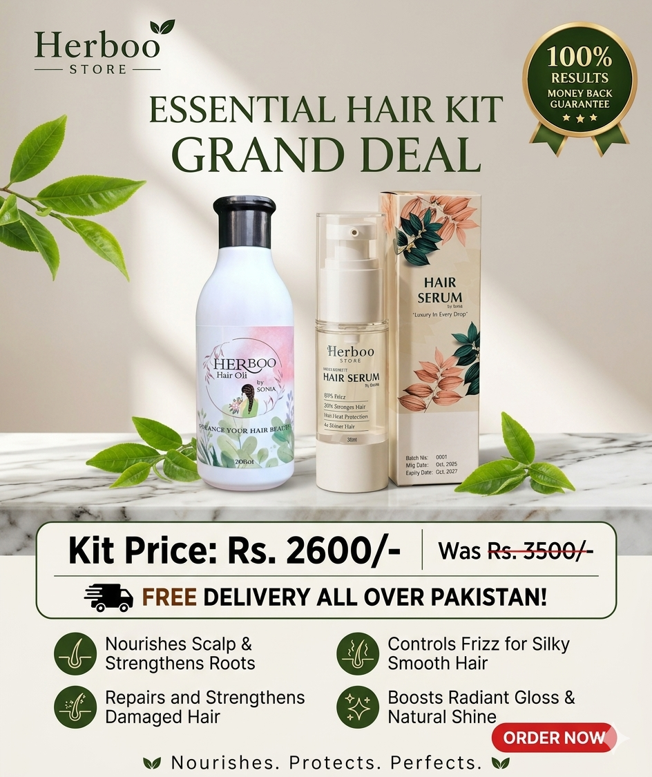 Herboo hair oil & Serum ( Deal )
