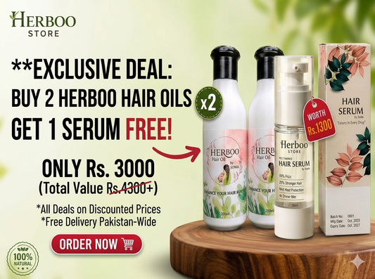 2× herboo + 1 hair serum
