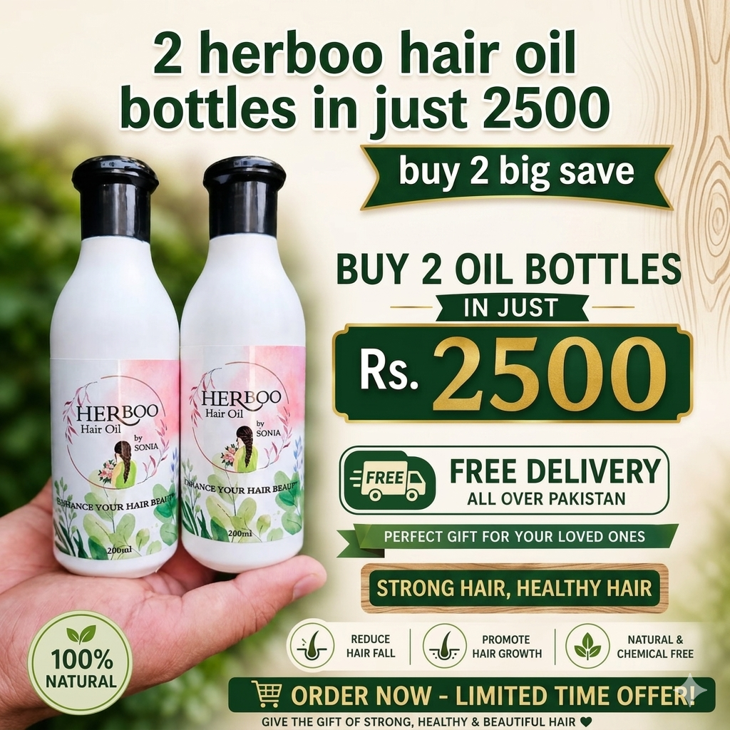 DEAL OF 2 HERBOO OILS