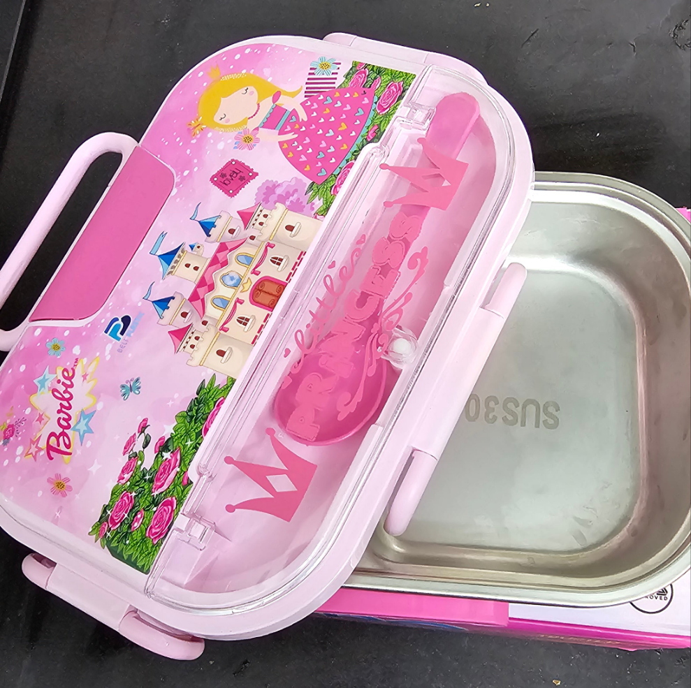 Lunch Box With Steel Compartment