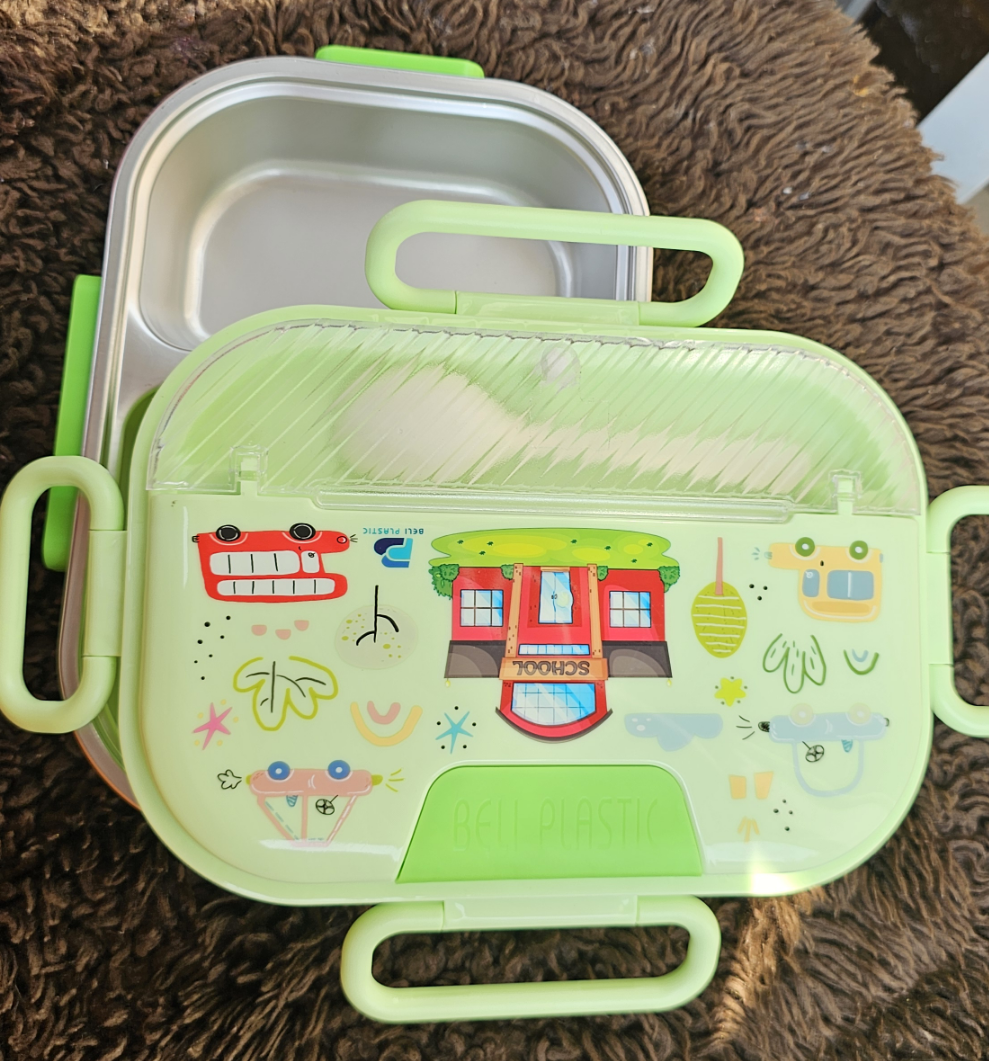 Lunch Box With Steel Compartment