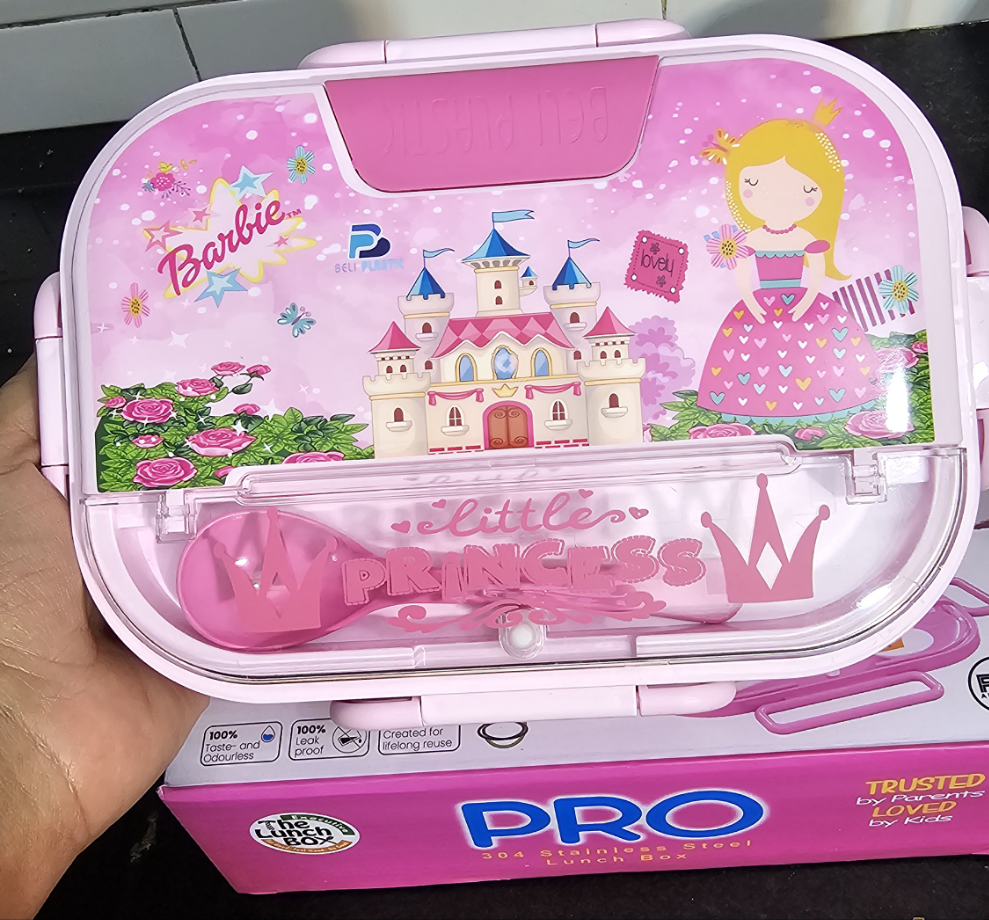 Pink Princes Lunch Box