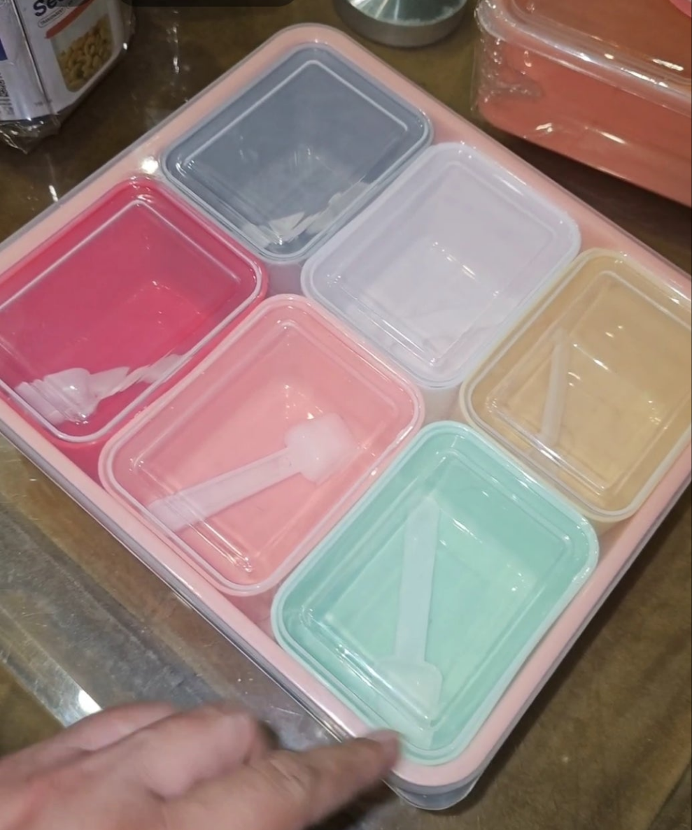 Spice Box with 6 boxes