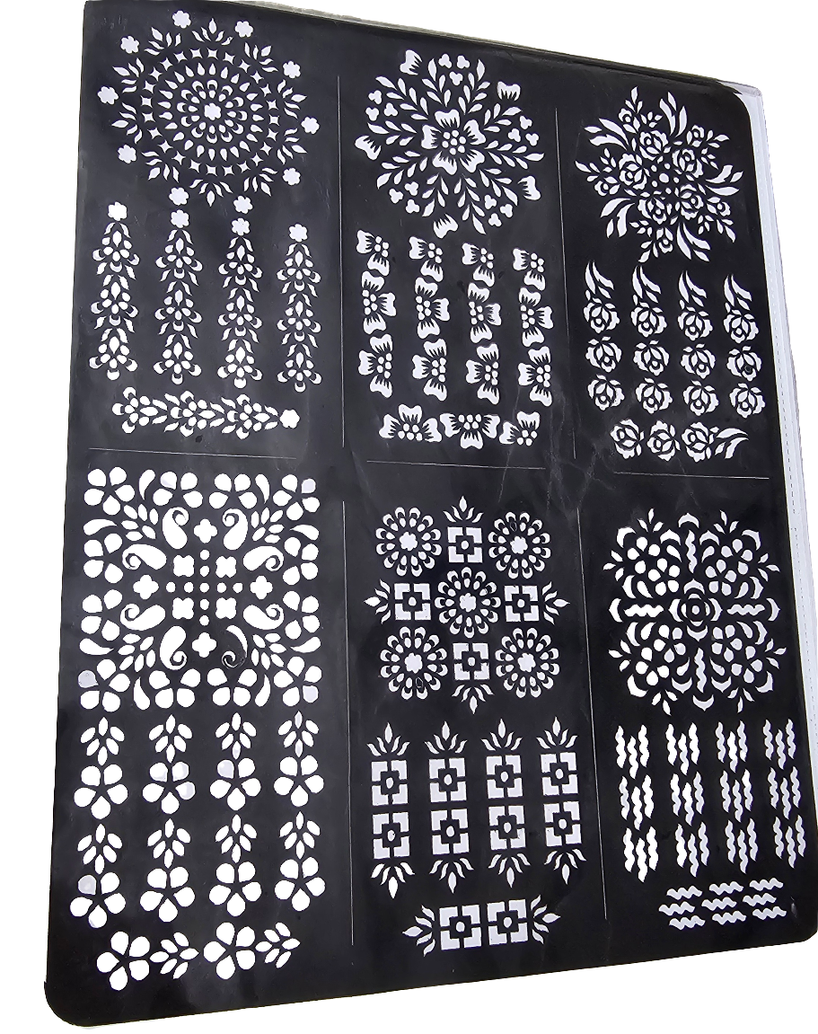 STENCILS (Mehndi Stickers)