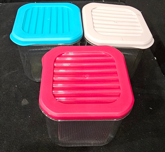 Airtight Acrylic Jars 3 pieces