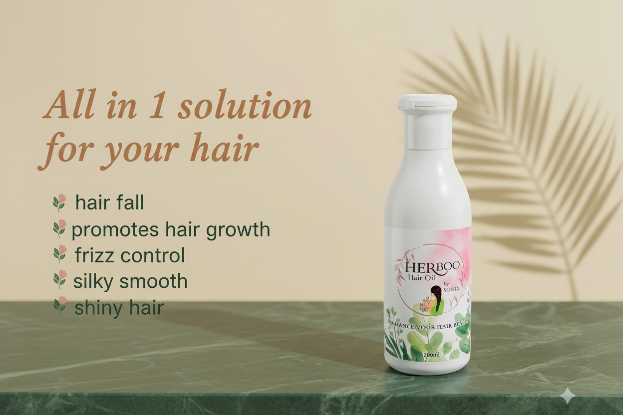 Herboo Hair Oil  (All in 1 solution)