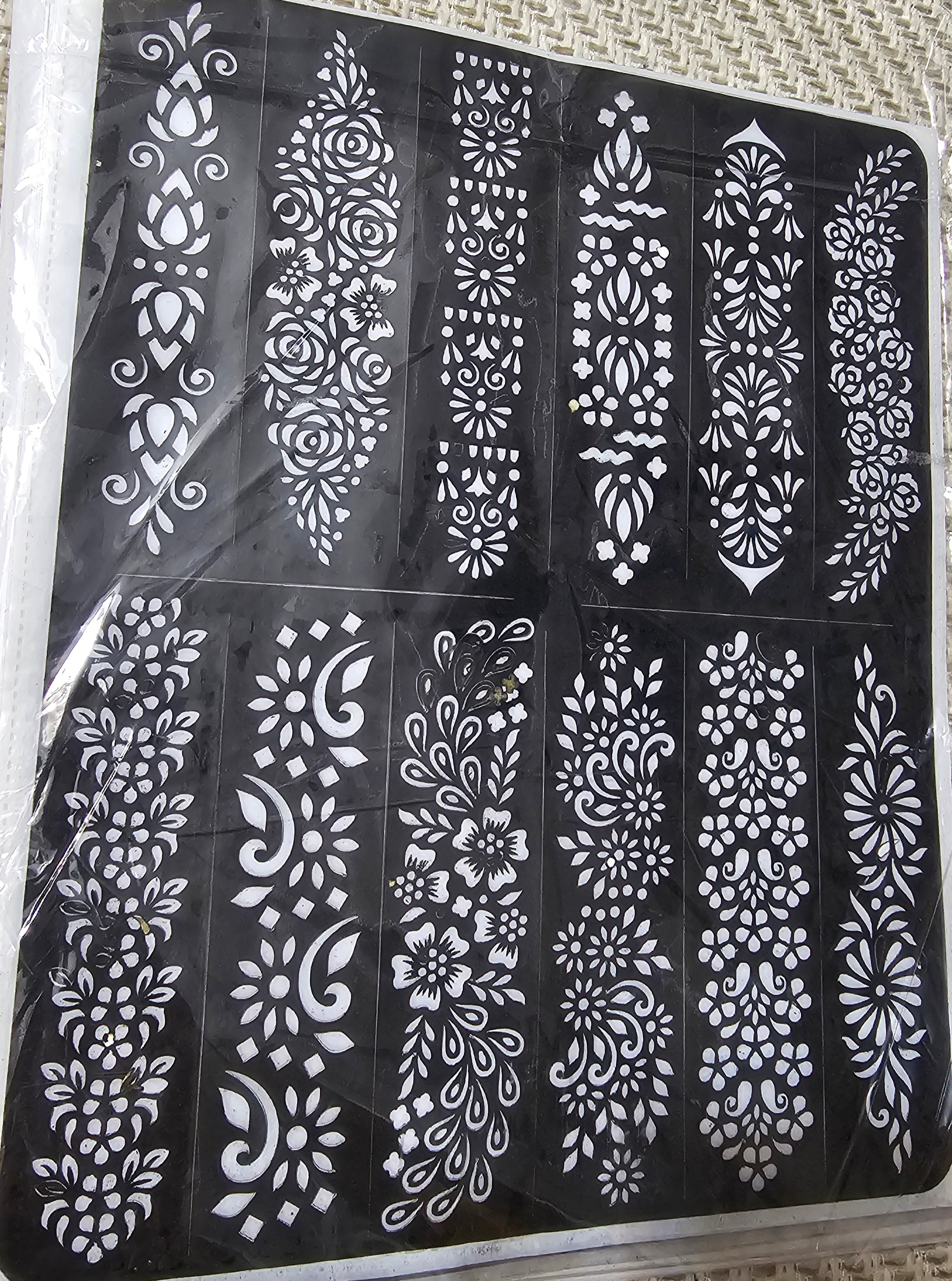 STENCILS (Mehndi Stickers)