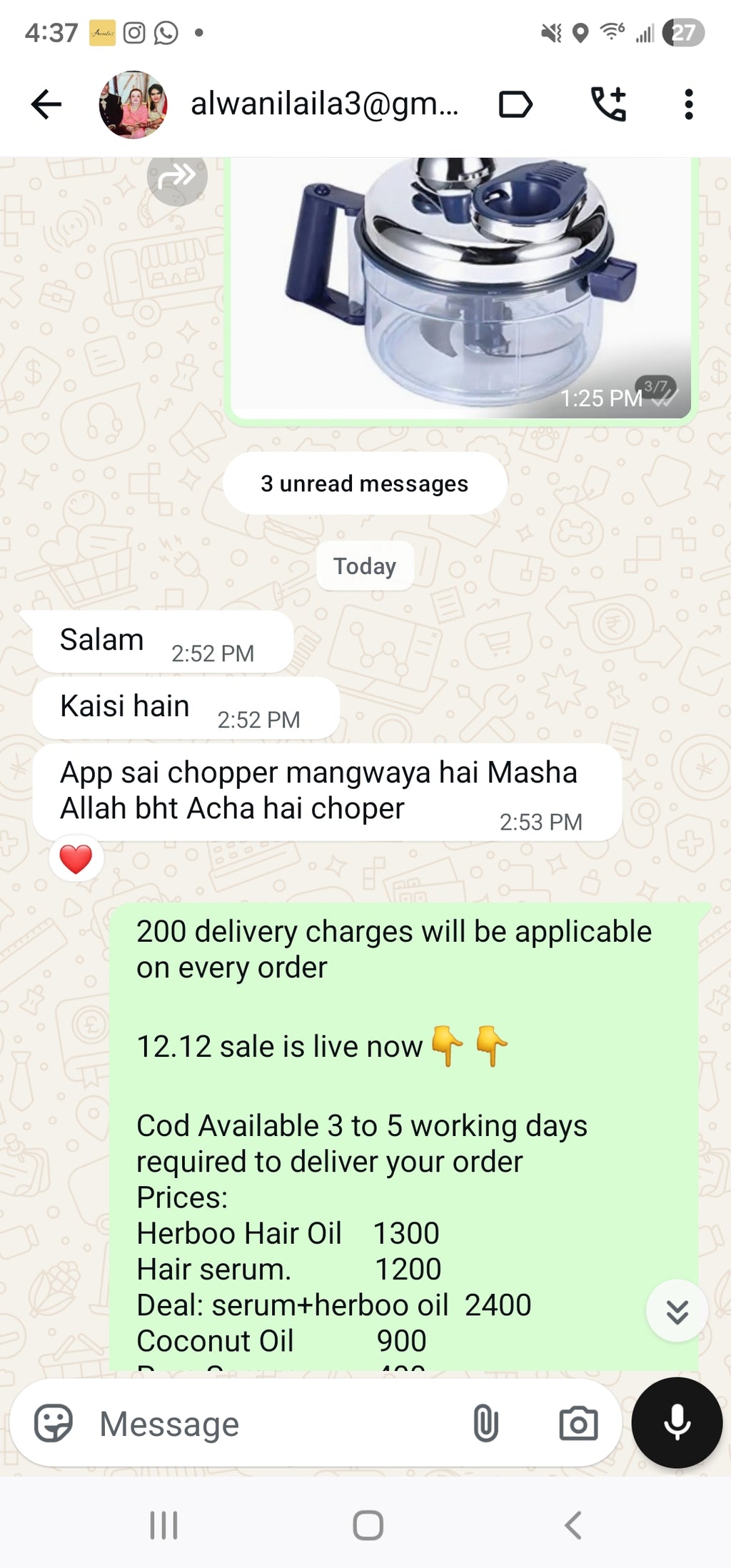 REVIEWS OF Herboo hair oil