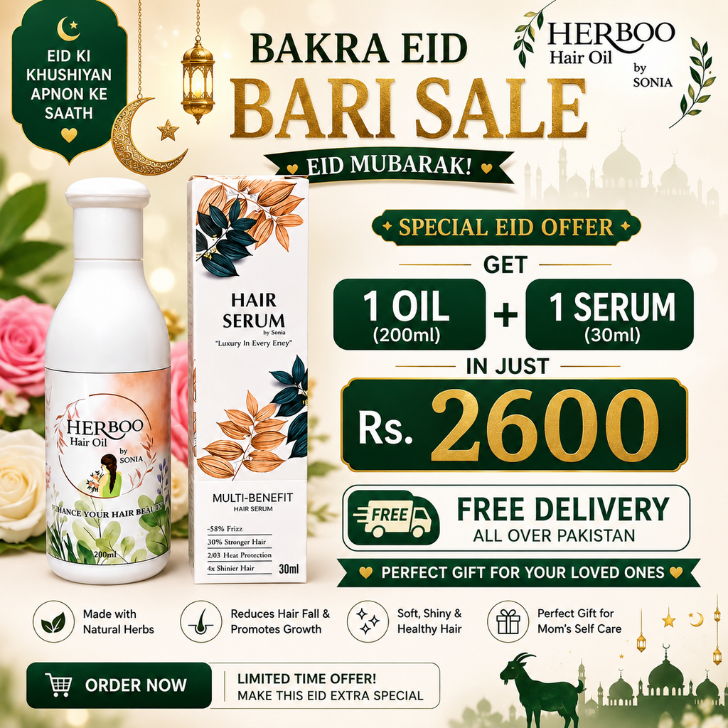 Herboo hair oil & Serum